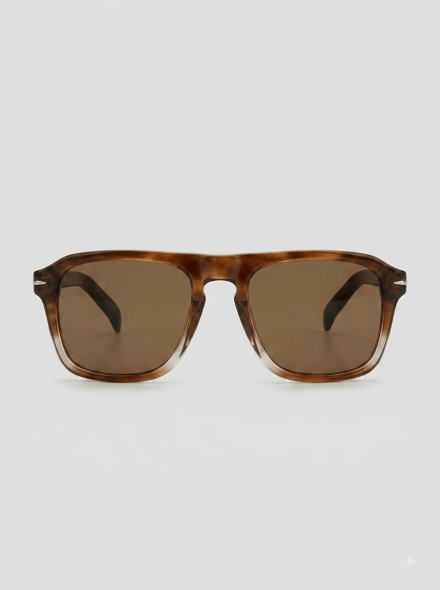 Brown Classic Premium Sunglasses – Stylish Unisex UV Protection Eyewear