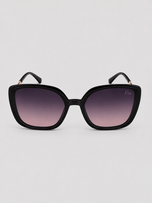 Oversized Cat-Eye Gradient Sunglasses