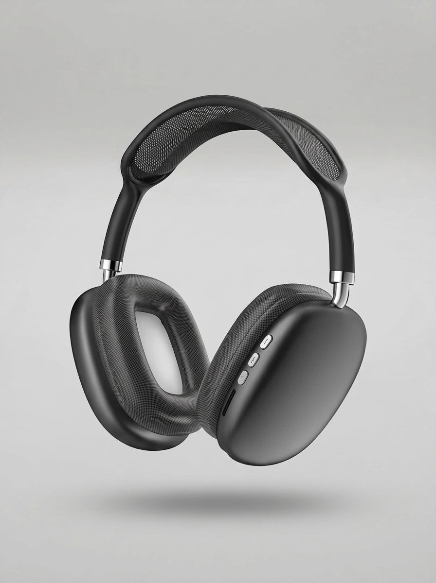 P9 Wireless Bluetooth Headphones – Over-Ear Stereo Headset with Mic (Black)