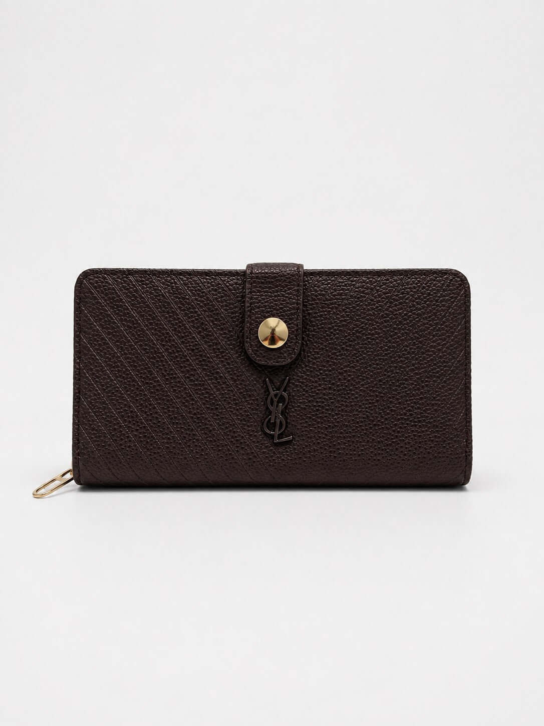Prime Multipocket Textured Leather Wallet