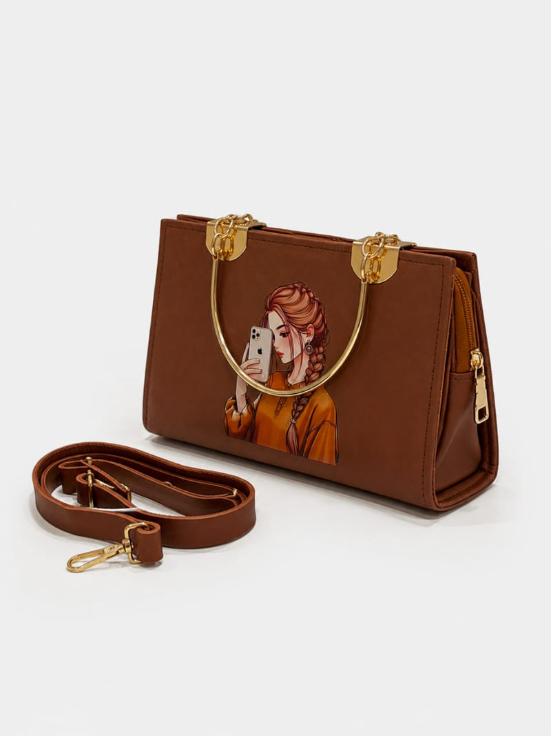 Women's Iphone Print Handbag |Trendy everyday fashion