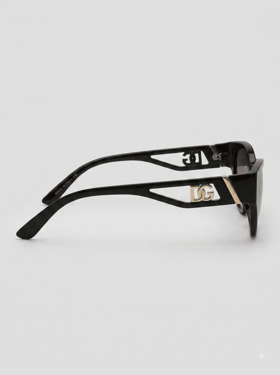 Black Cat-Eye Sunglasses – Premium Gradient Pink Lens, Designer-Inspired - ainfonline