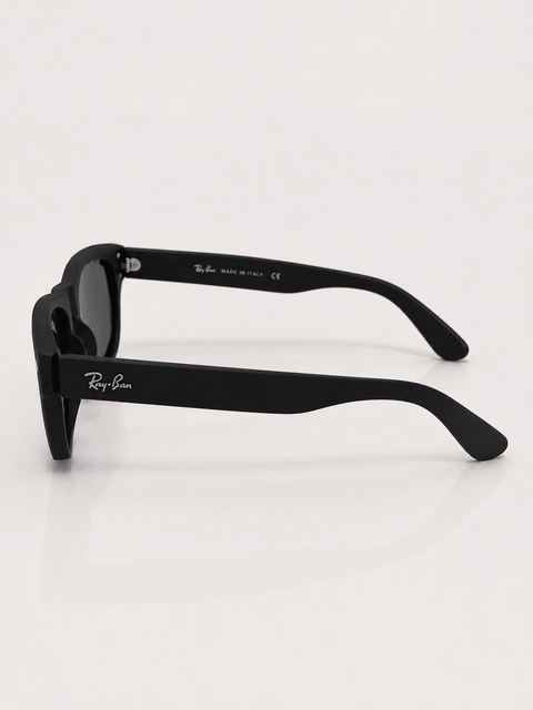 Black Polarized Wayfarer Sunglasses – Premium Matte Frame, Universal Fit - ainfonline