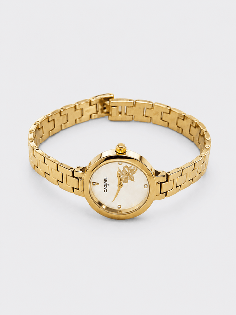 Blooming Gold Watch – Elegant Charm for Every Occasion - ainfonline