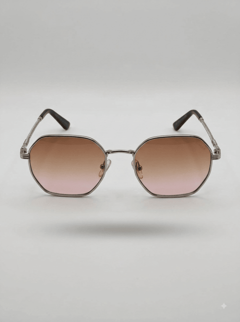 Chasham e Noor Hexagon Sunset Gradient Sunglasses - ainfonline