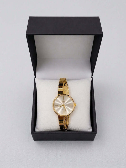 Golden Grace Watch – Understated Elegance, Effortlessly Worn - ainfonline