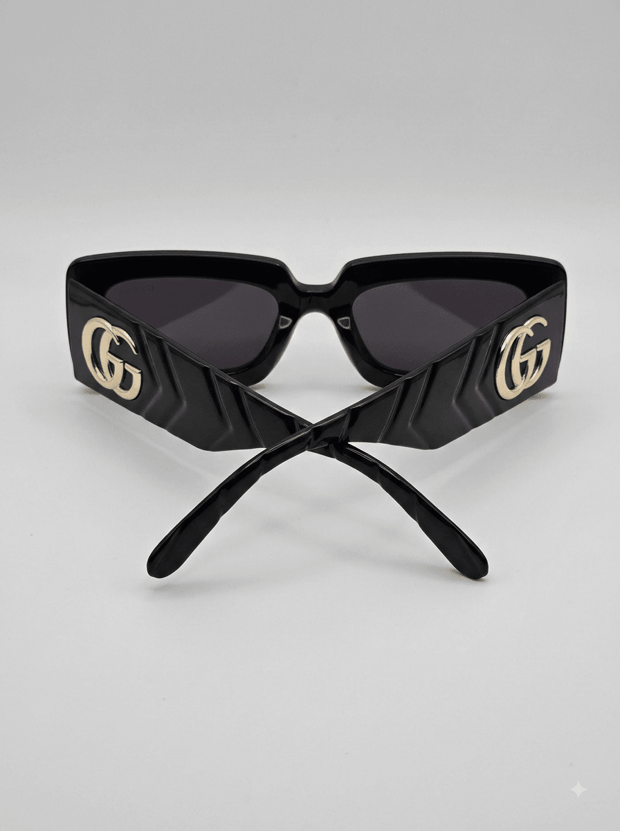 GUCCI Black Square Frame Sunglasses – CN004 - ainfonline