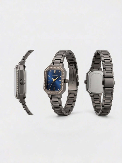 Midnight Blue Classic Watch– Effortless Elegance for Every Moment - ainfonline