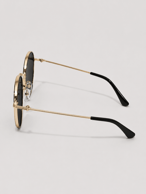 Round Metal Classic Sunglasses - ainfonline