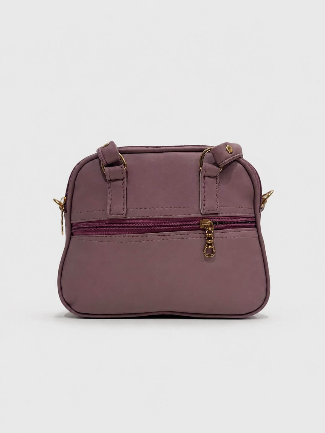 Stripe Design Bear Keychain Crossbody Bag – Pink - ainfonline